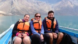 Happy faces at the Lake Sarez